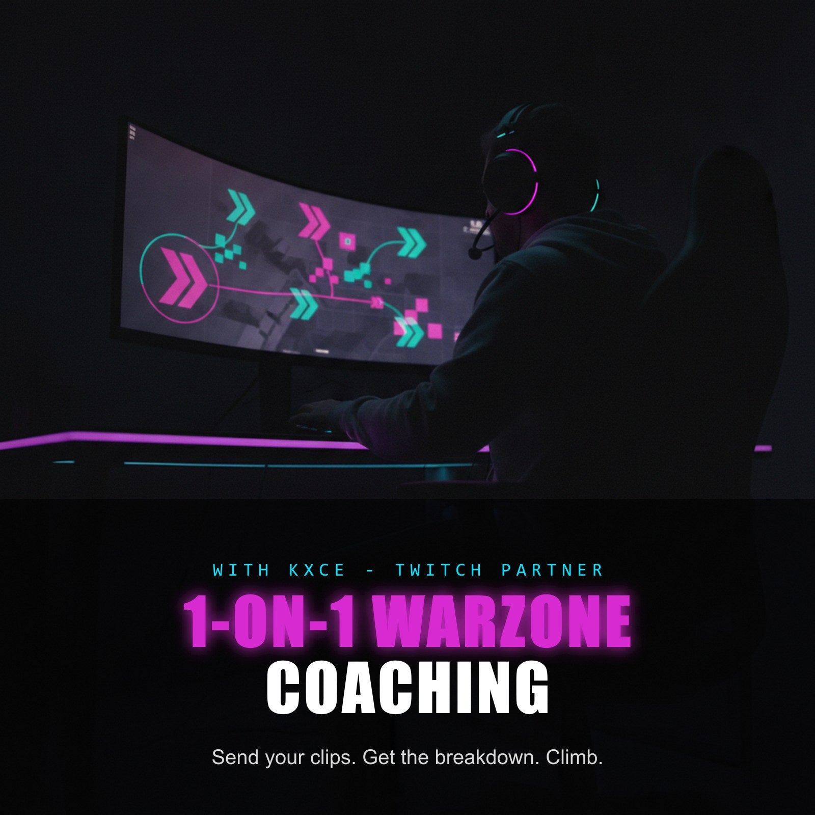 1-on-1 Warzone coaching with KXCE — send your clips, get the breakdown, climb